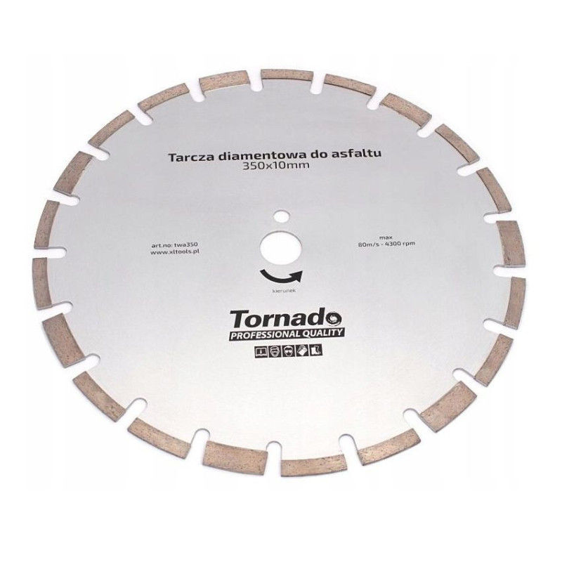 TARCZA DIAMENTOWA  350/10mm do asfaltu